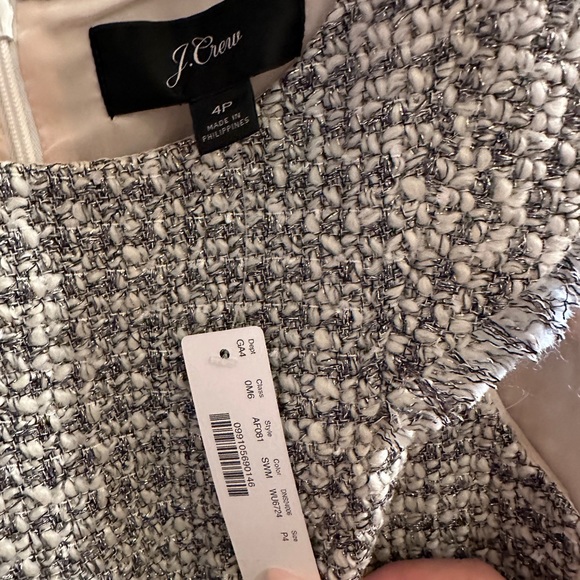 Tweed J Crew Dress Petite - Picture 4 of 8